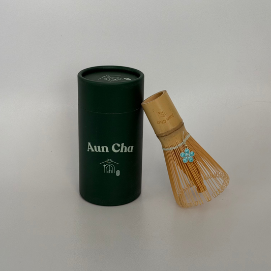 Chasen - Bamboo Whisk with a charm (Sky Blue)